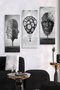 Wallity Cuadro Decorativo MDF Multicolor (3 Piezas)